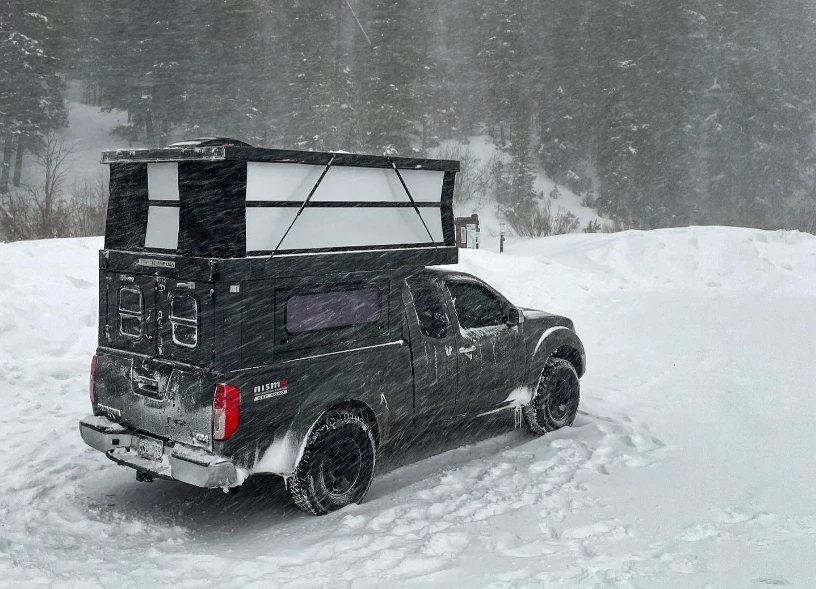 Oru advertises the Bruin as a four-season camper and offers extra insulation as an option