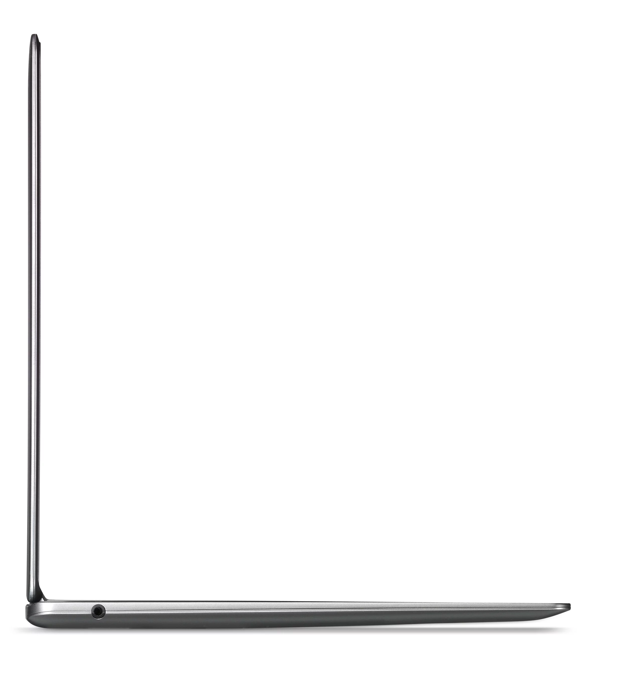 The Acer Aspire S3 Ultrabook is very thin and light