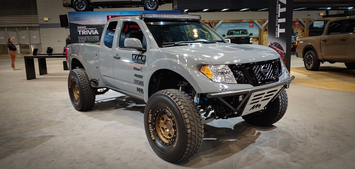 Nissan got busy with this Baja race-ready, modified Frontier