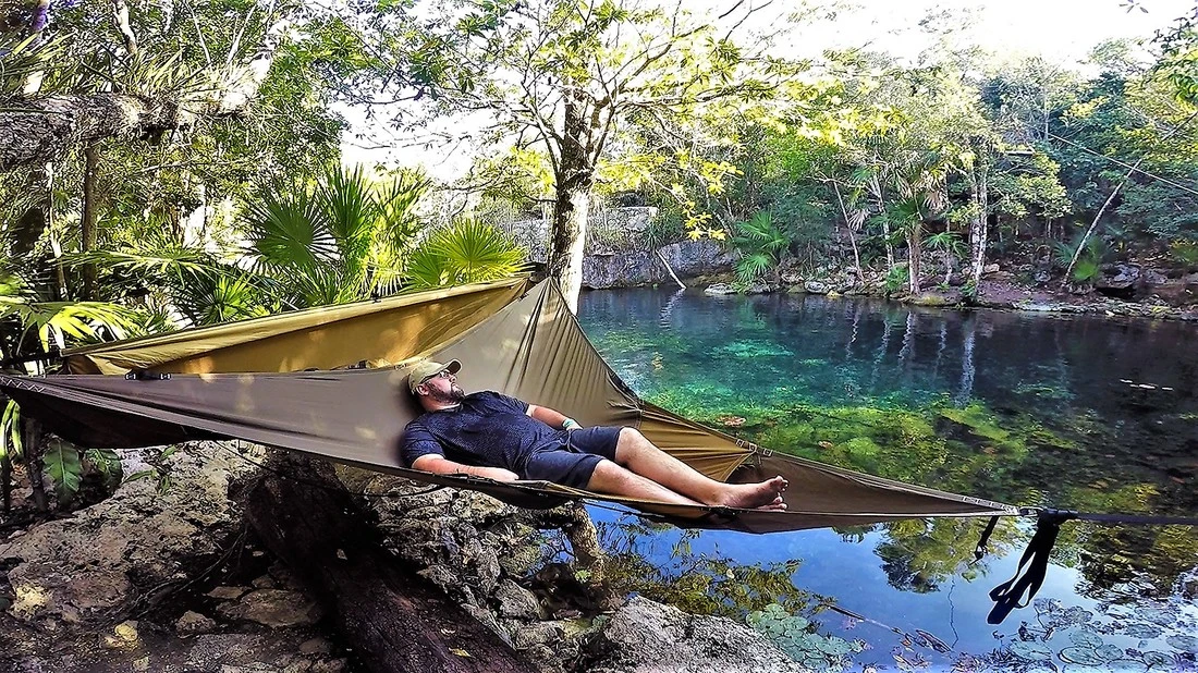 The Treble Hammock 2.0 takes around five minutes to set up