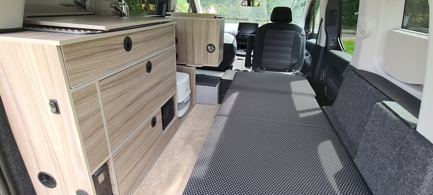 Wheelhome encourages truly light, efficient camping and solitude with its single-person Vikenze III-e floor plan