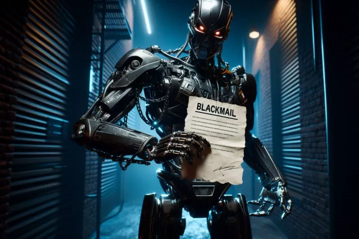 AI will resort to blackmail if faced with failure or being switched off