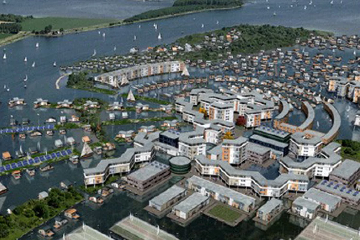 How a future "floating city" might look thanks to technology developed in the FLOATEC project
