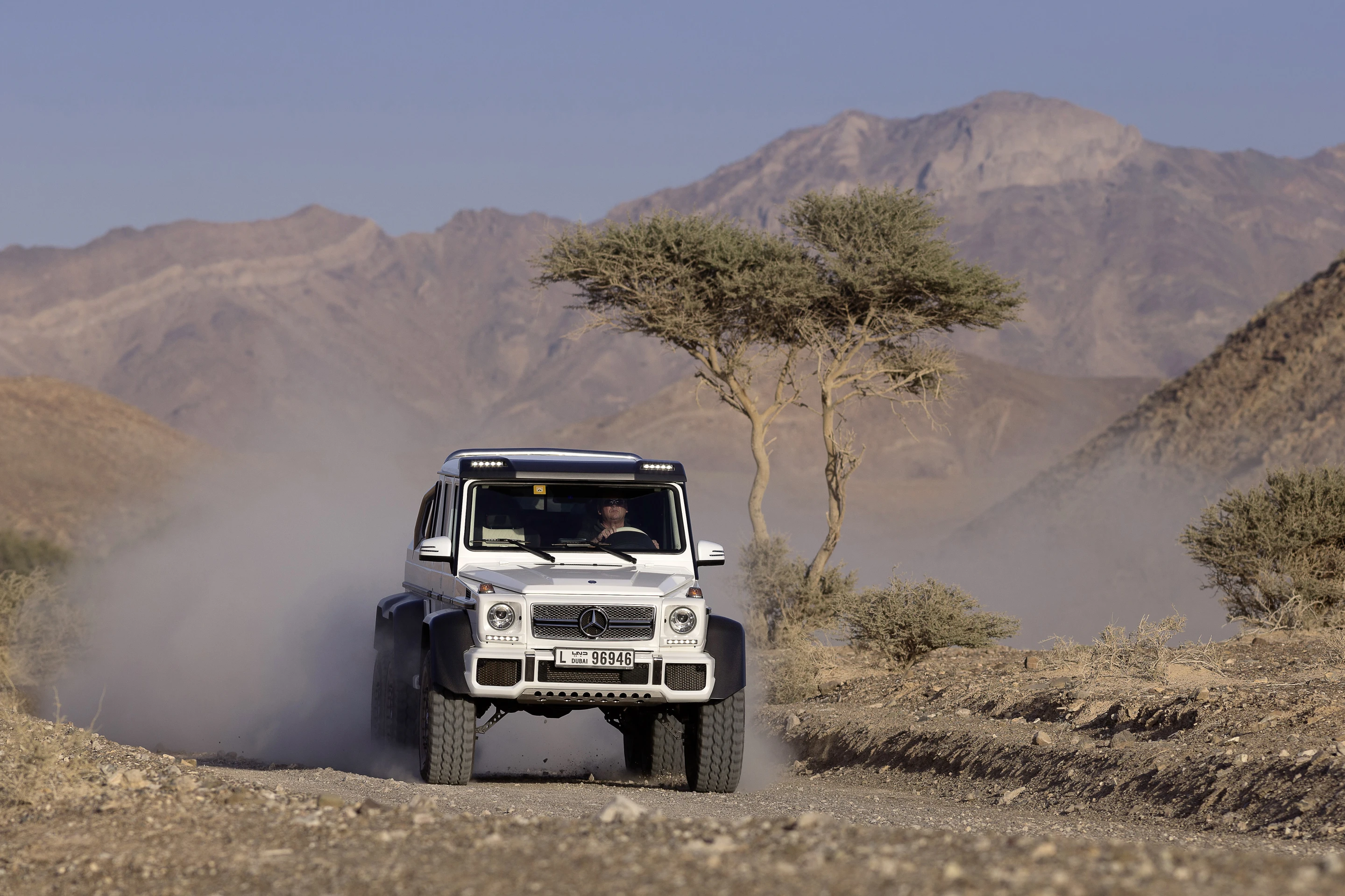 The G 63 6x6 gets dirty