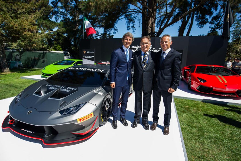 The Super Trofeo gains 10 hp over the road-going Huracan