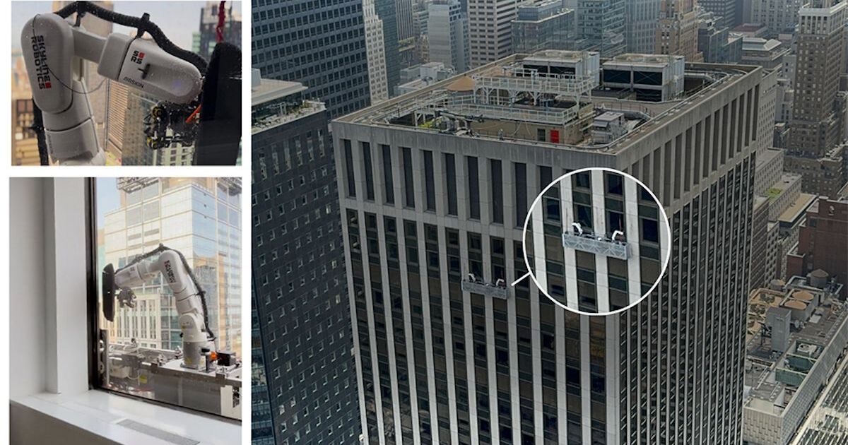 Window-cleaning robots hand around in New York for world-first deployment