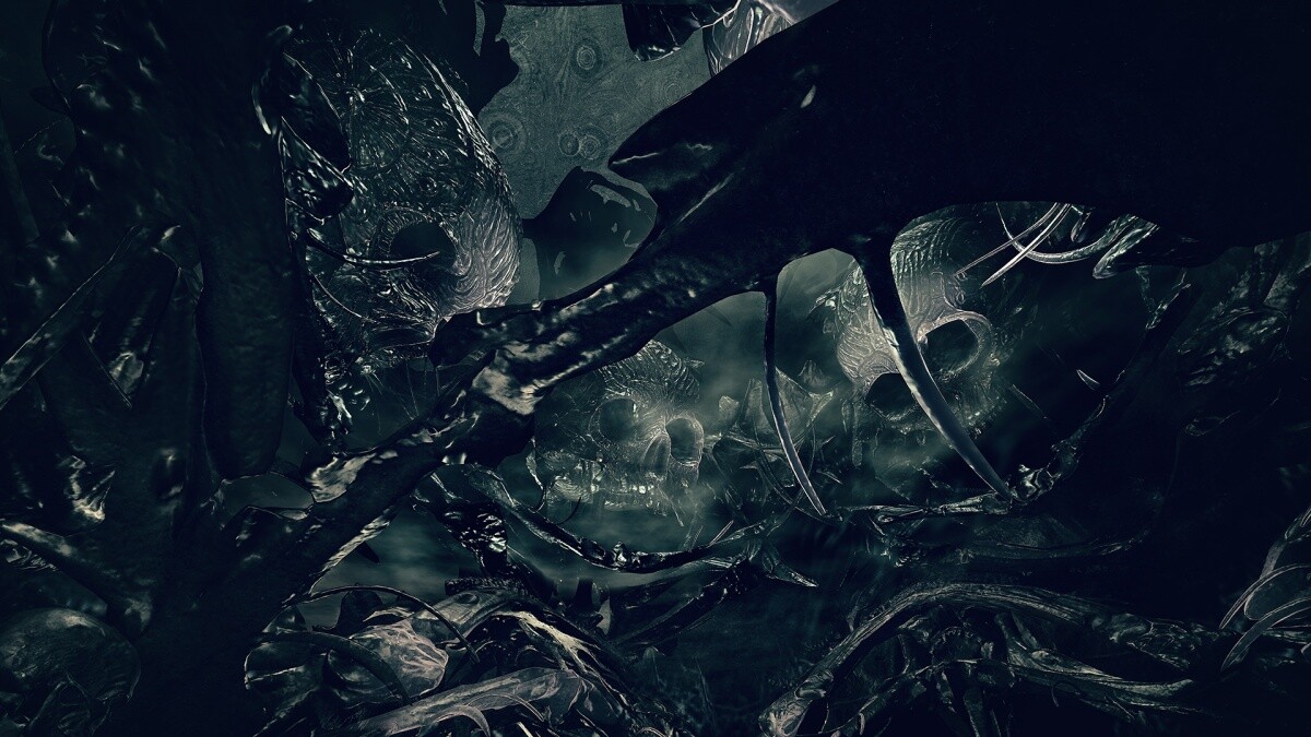 A still from the ayahuasca VR experience