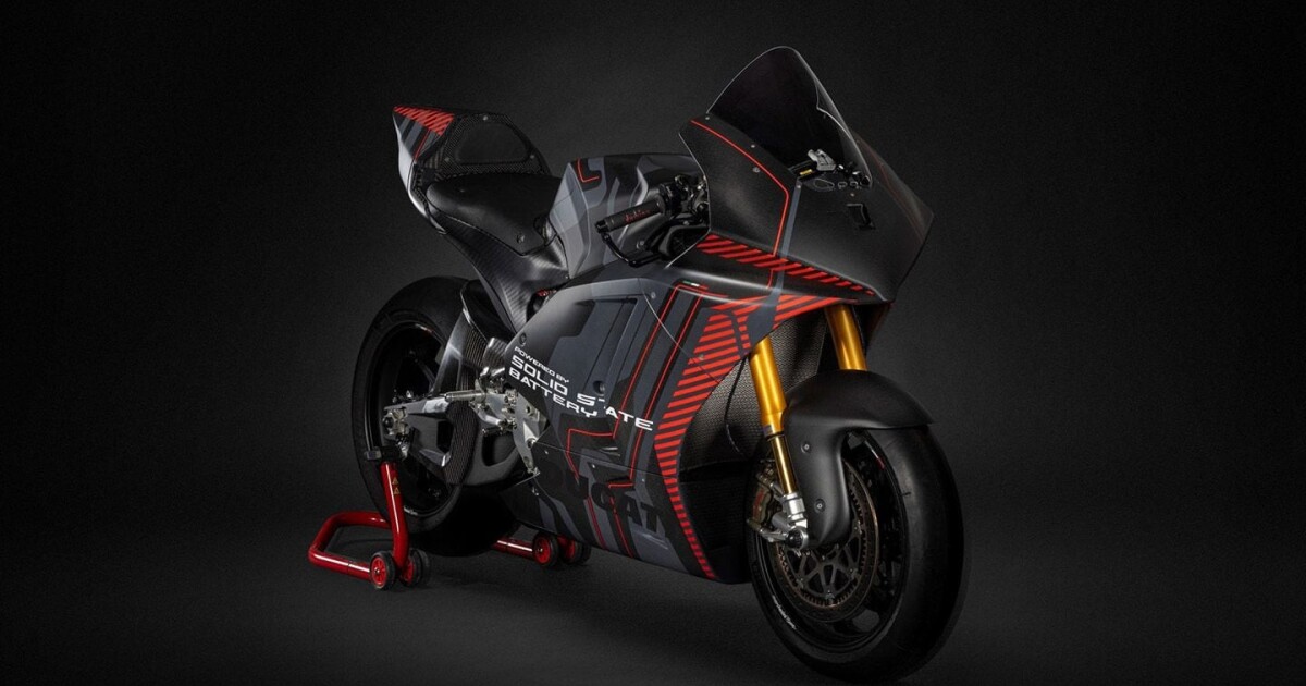 Ducati V21L electric racer powers up with solid-state battery Ducati V21L electric racer powers up with solid-state battery