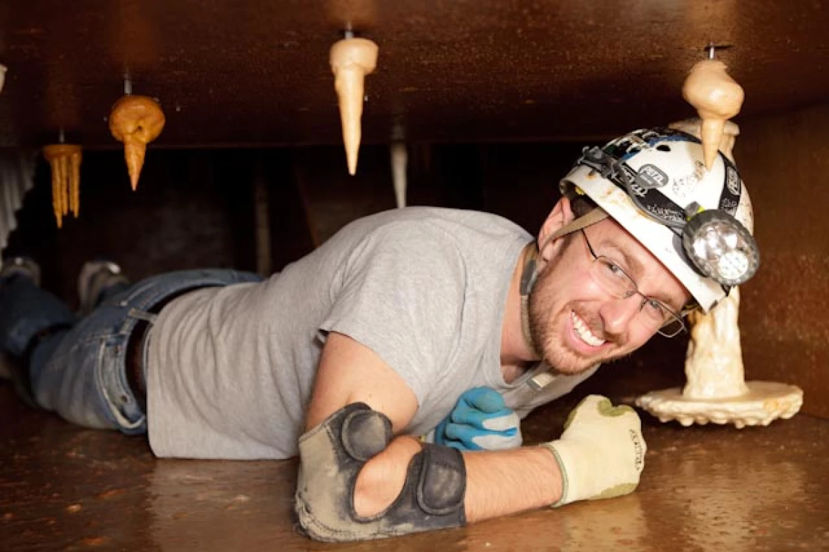 Cave features have integrated sensors to encourage you to move carefully and purposeful