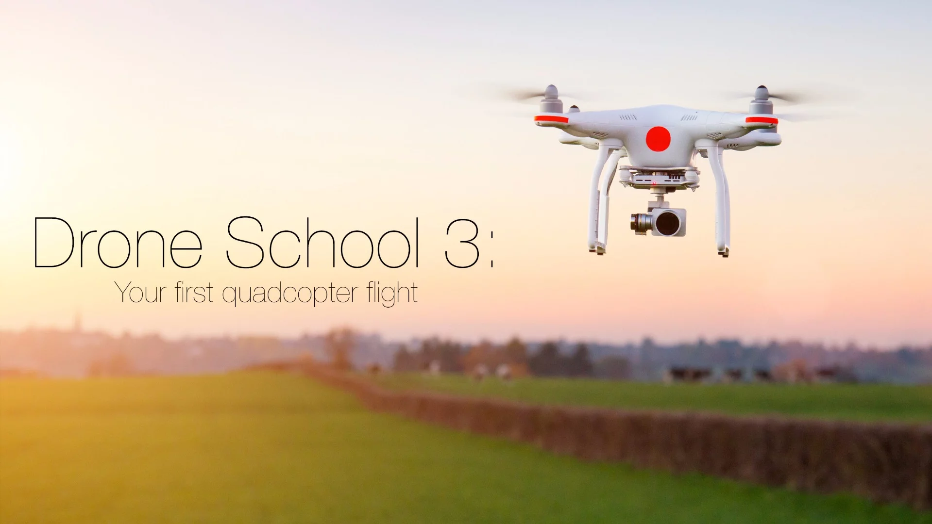 Let's go through the basics of your first quadcopter flight