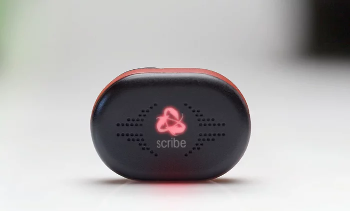 The device itself weighs just 15 g (0.03 lbs), and attaches to any shoe by either a clip or a supplied adhesive.