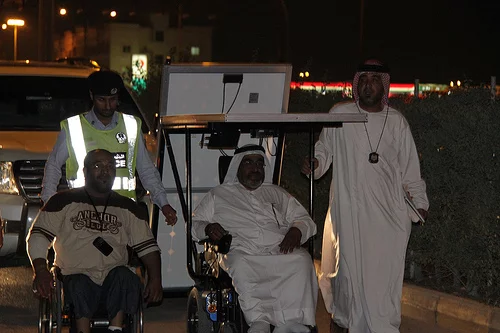 Haidar Taleb on his one day world record distance attempt