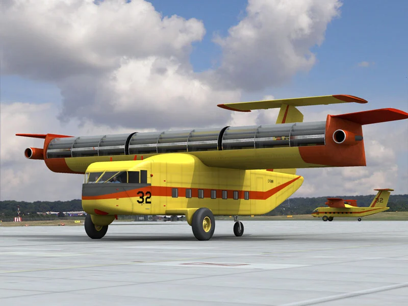 An envisioned multi-passenger FanWing aircraft