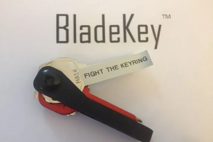 The BladeKey offers a new way to carry keys