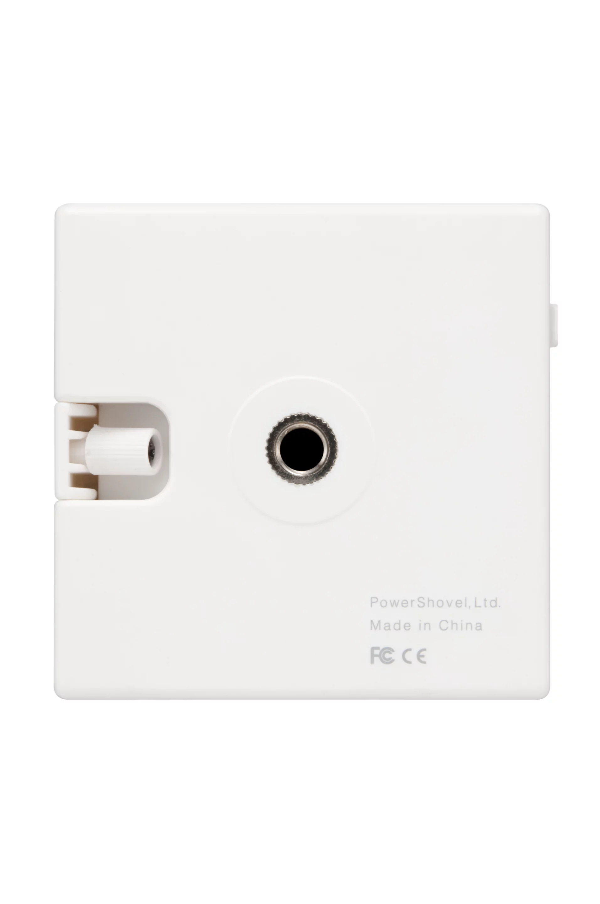 The crank's handle fits snug within the camera's body when not in use