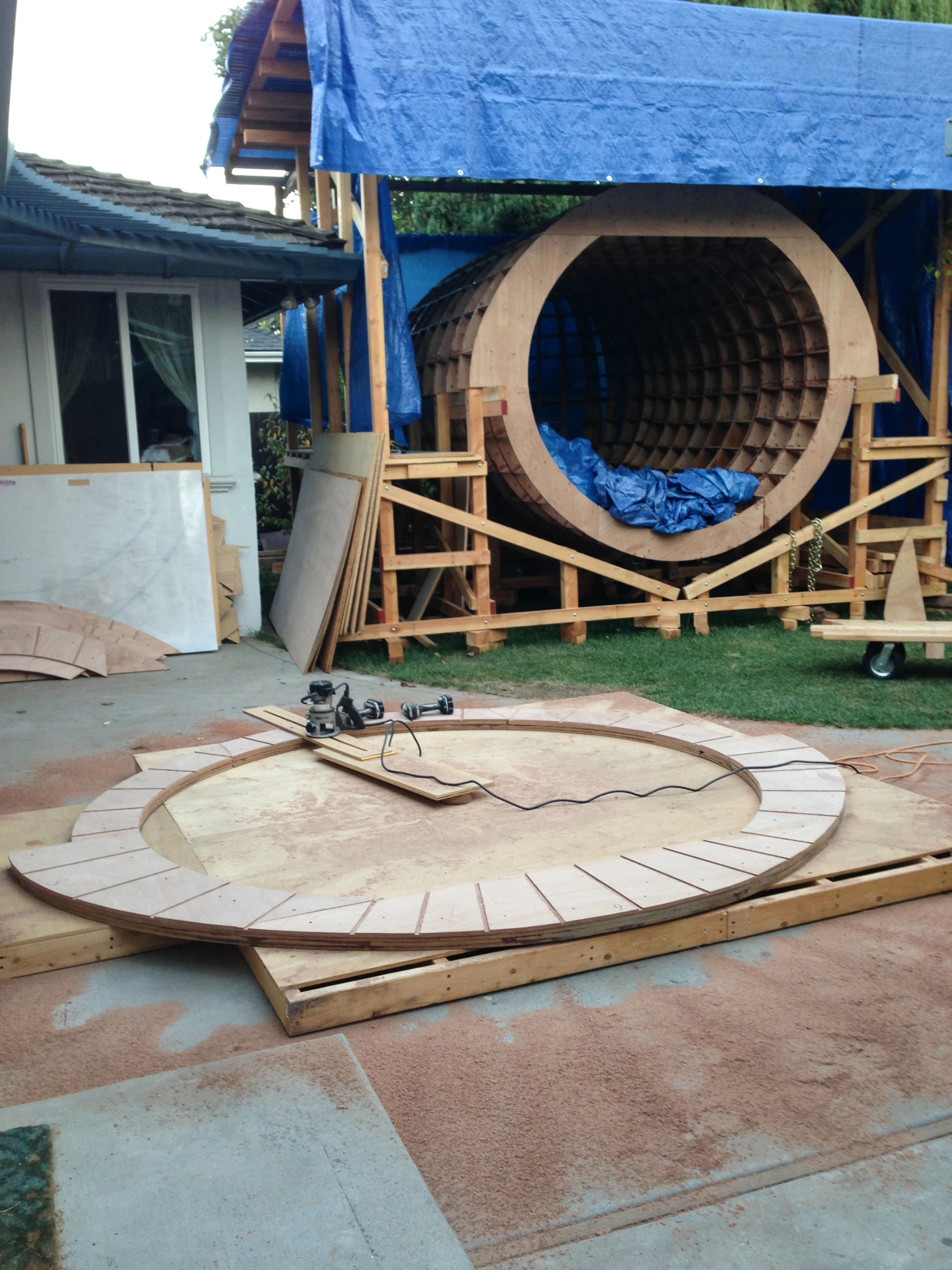 Once complete, it will serve as a guest-room and perhaps an AIRbnb, too (Photo: Chris Robinson)