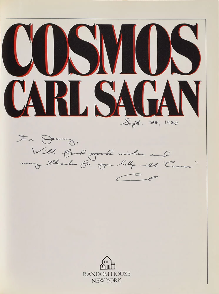 Signed edition of Cosmos