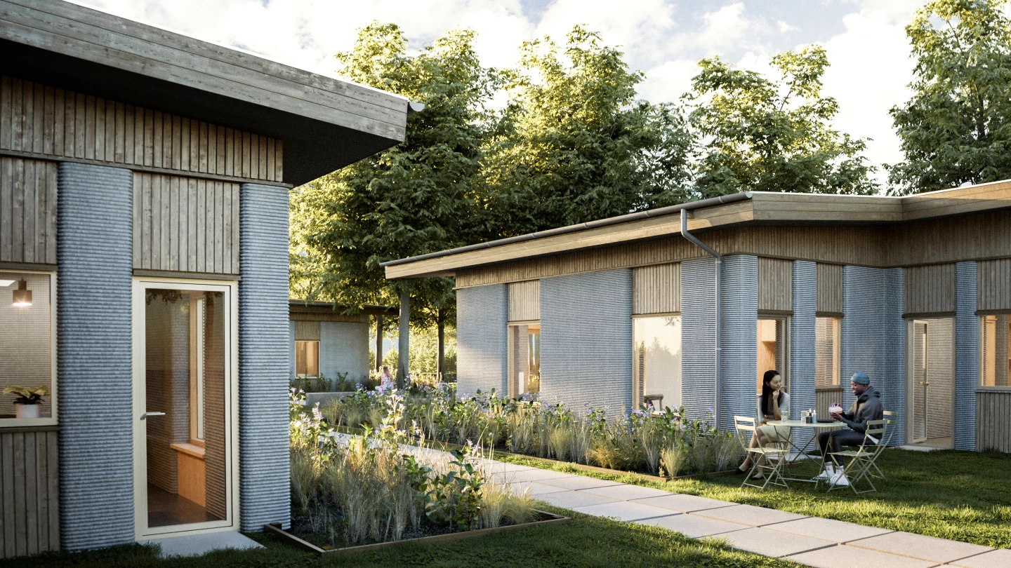 Skovsporet will consist of 36 student residences when it's completed