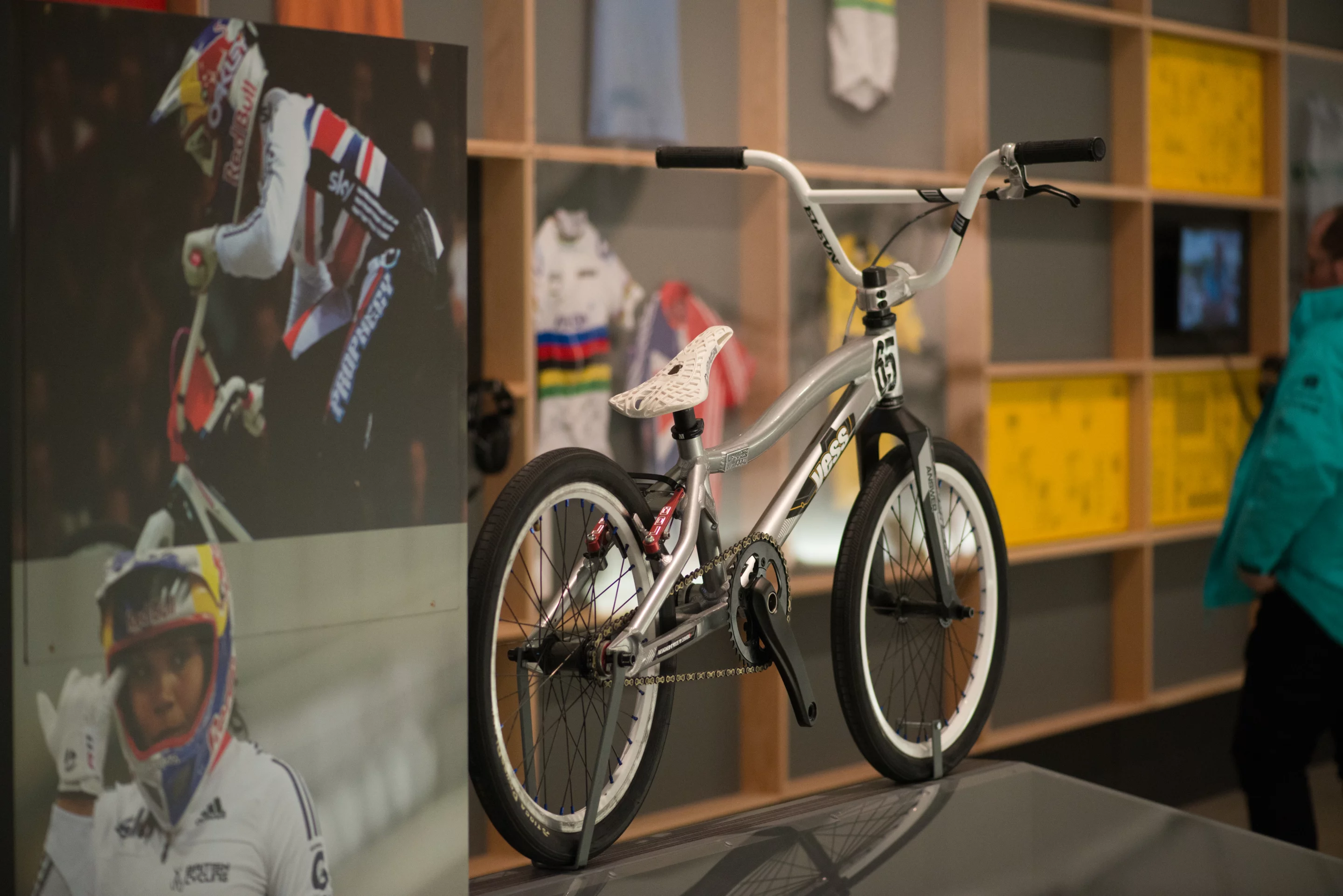 This BMX was used by world champion Shanaze Reade and has an aluminum frame