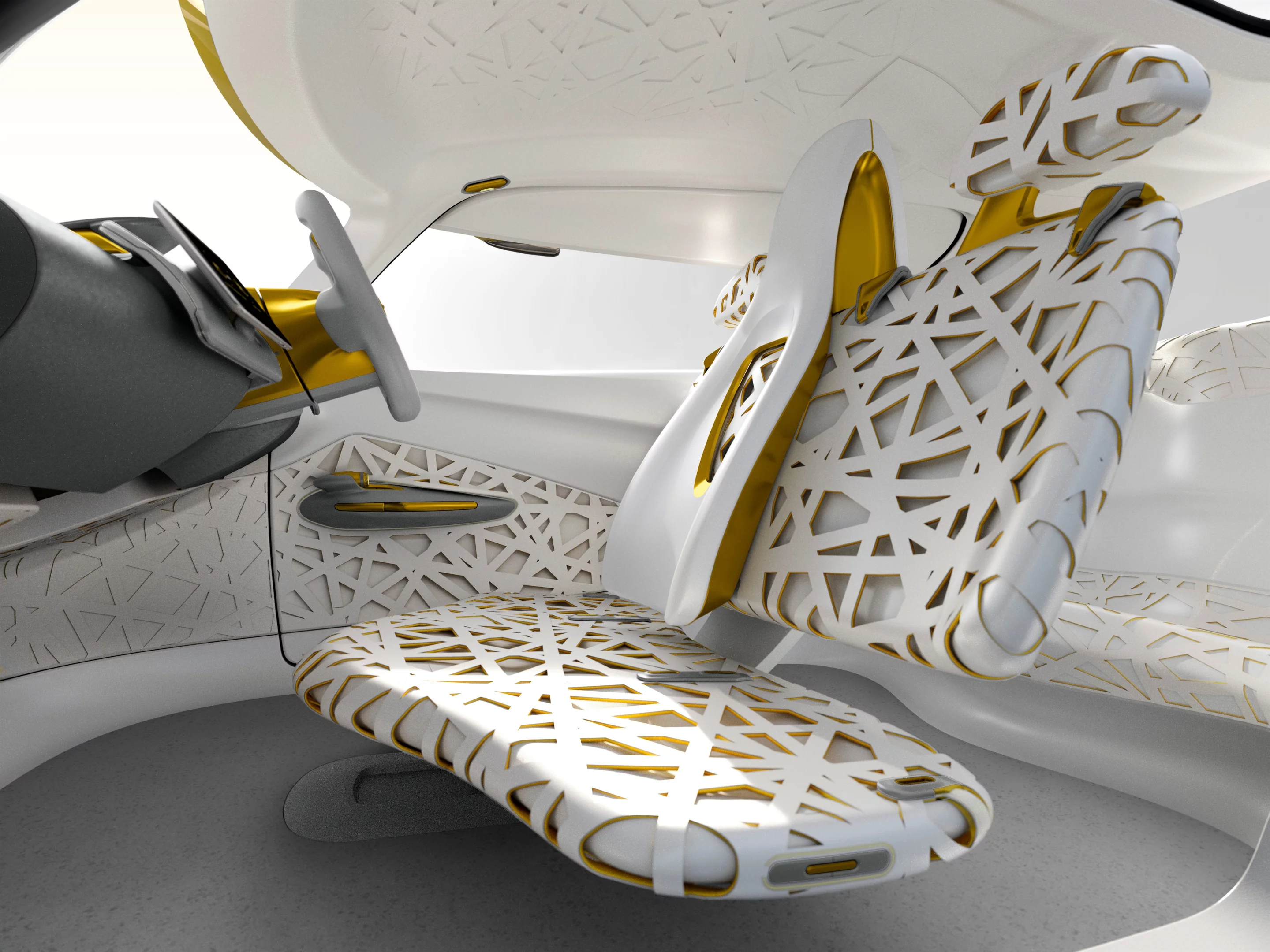 KWID CONCEPT's interior was inspired by a bird’s nest