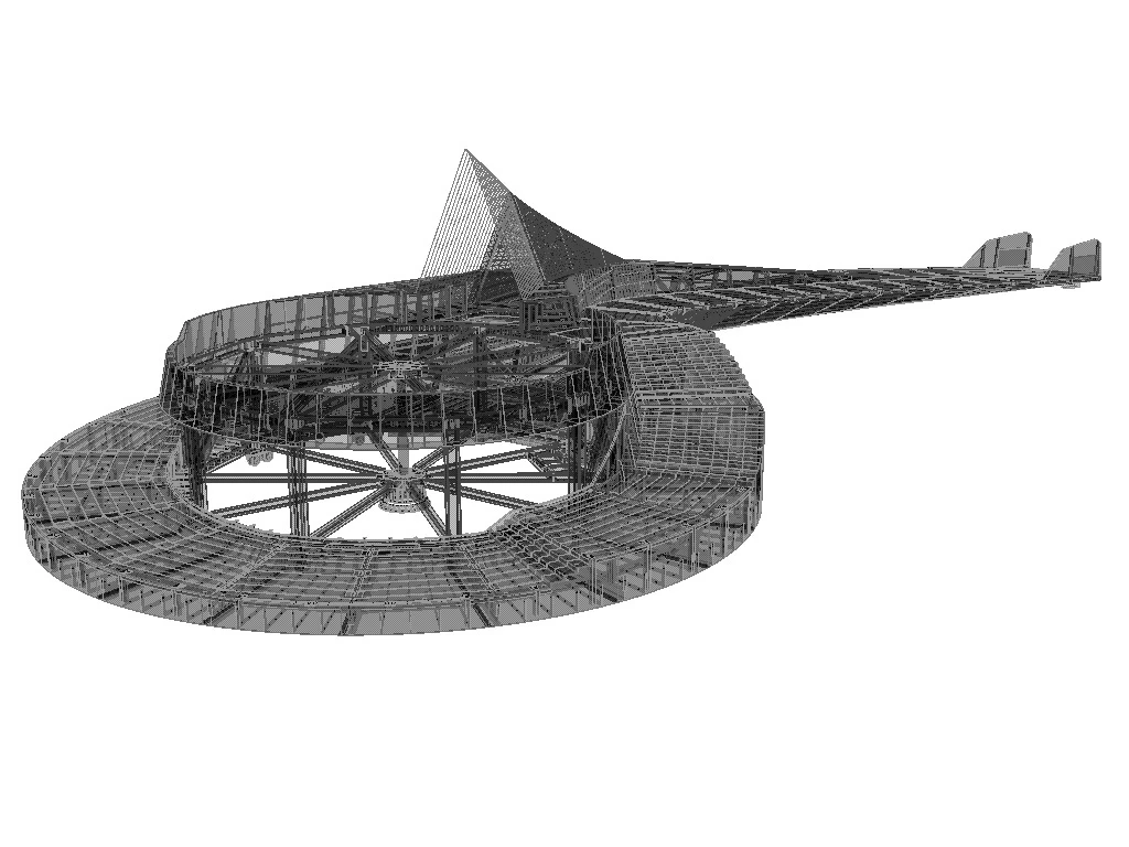 Architectural drawing of the River Hull Footbridge (Image: McDowell+Benedetti)