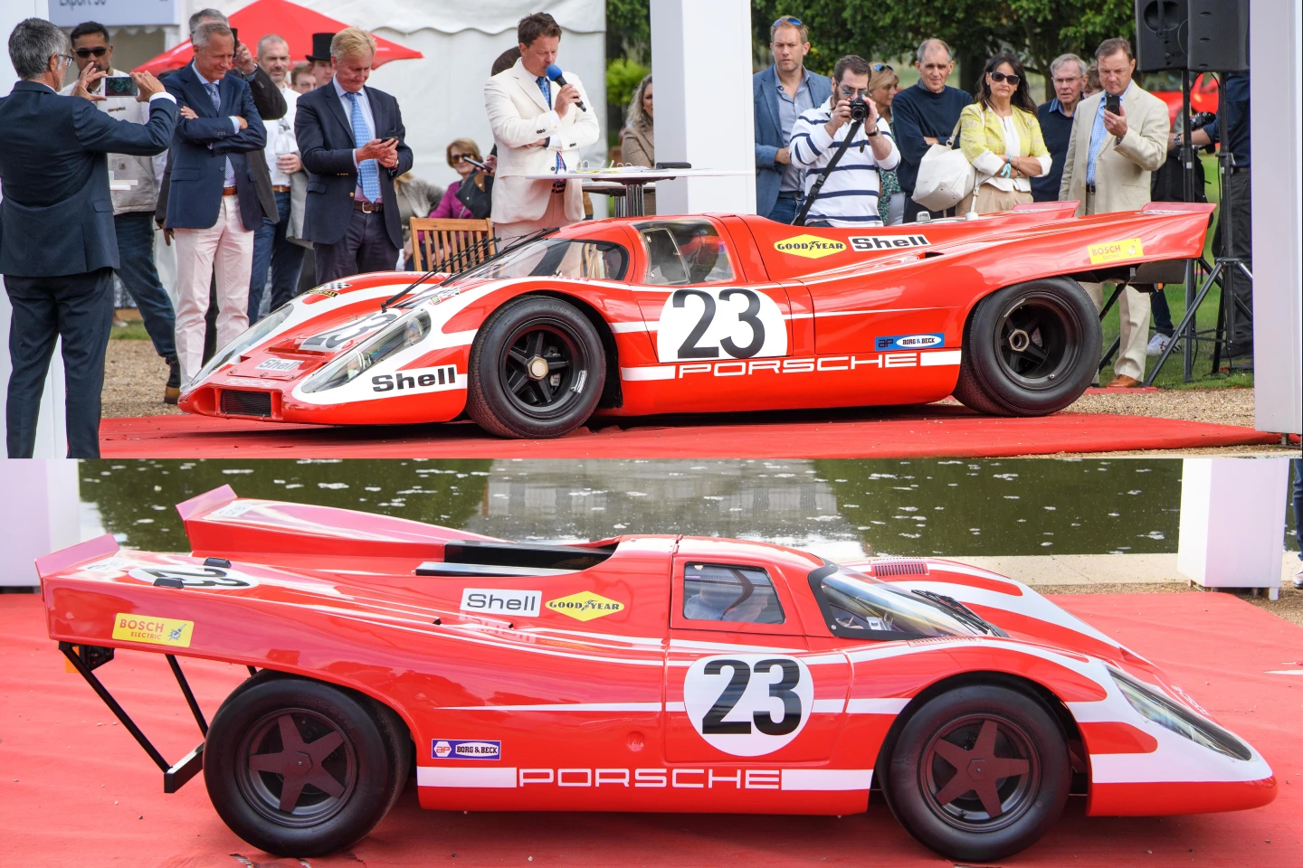 One of the many innovations at the 2020 Concours of Elegance was the introduction of a Junior Car Class for the first time at any automotive concours event. Remarkably, the junior event was won by a scale replica of the same car that won the "best of show" and at a glance, it's a bit difficult to tell one from the other. The workmanship involved in the replica needs to be seen to be believed and is the subject of a separate feature to be published today.