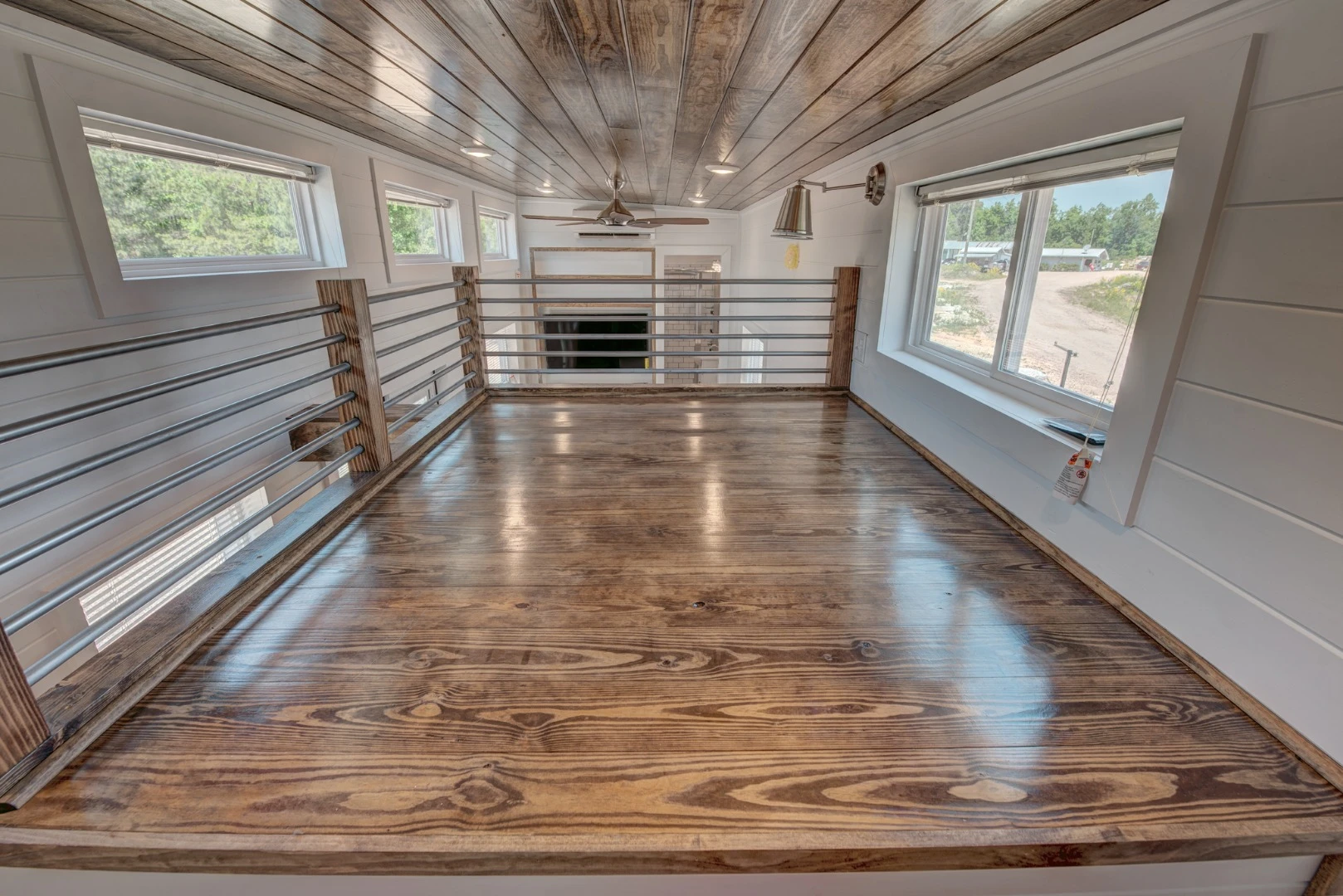 Loft area inside the Journey tiny house