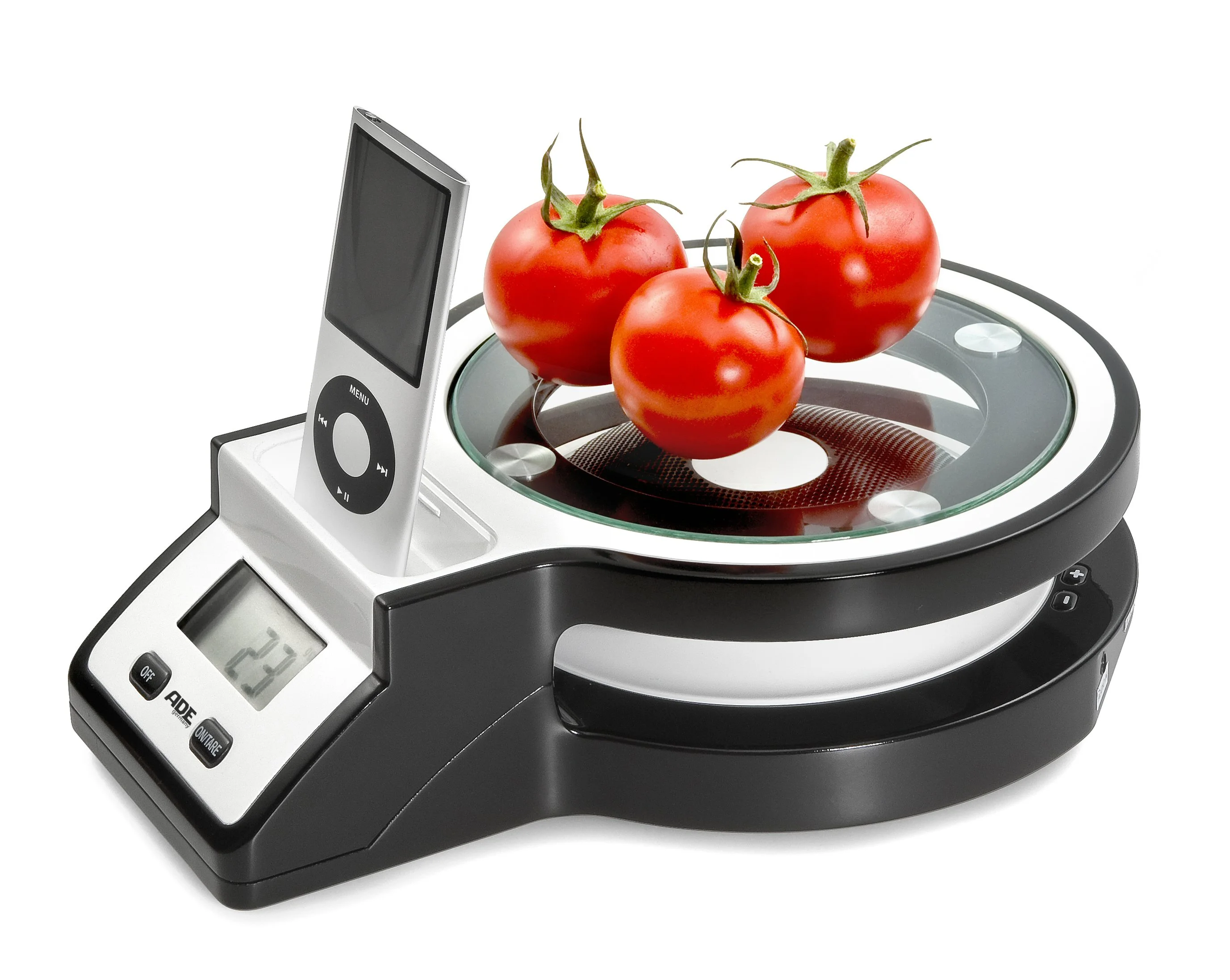 Music while you weigh - the Rihanna kitchen scales with iPod dock