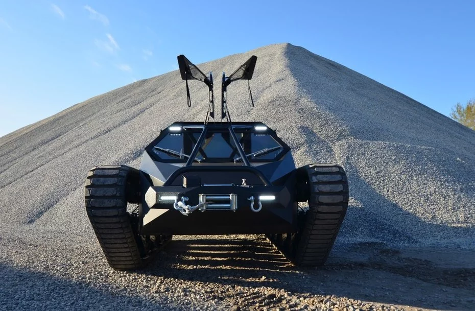 Howe and Howe's Ripsaw EV2 features a gullwing door design
