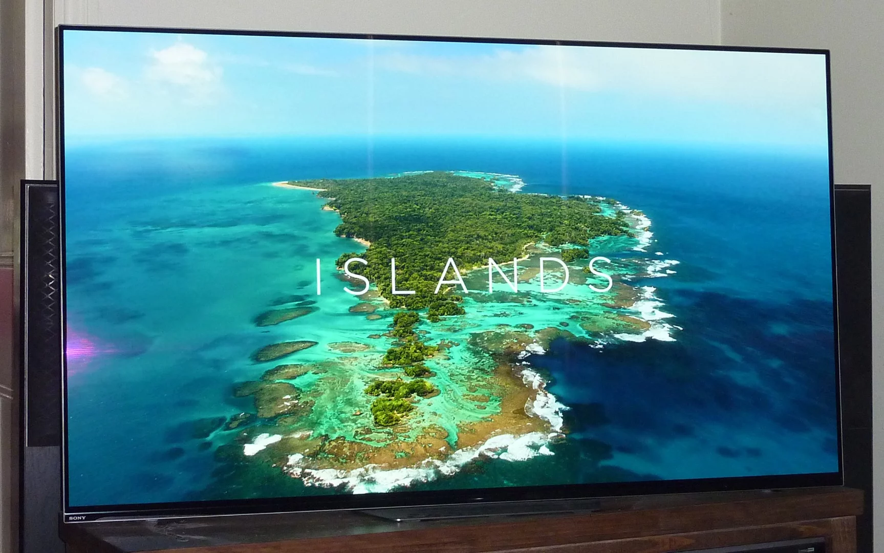 Native 4K content looks great on the A8F