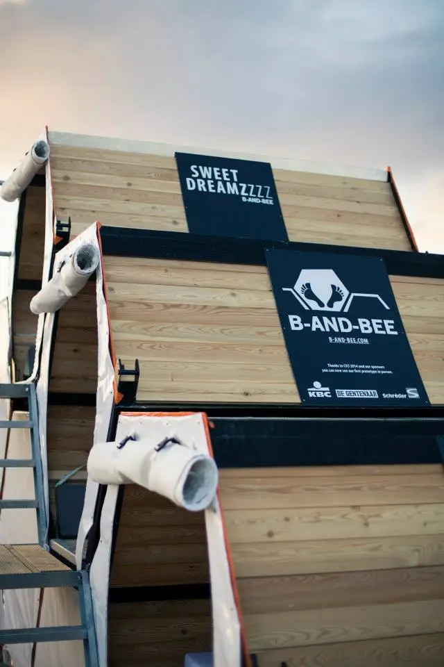 The modular shelter could bring festival goers a little extra comfort compared to a tent (Photo: B-And-Bee)