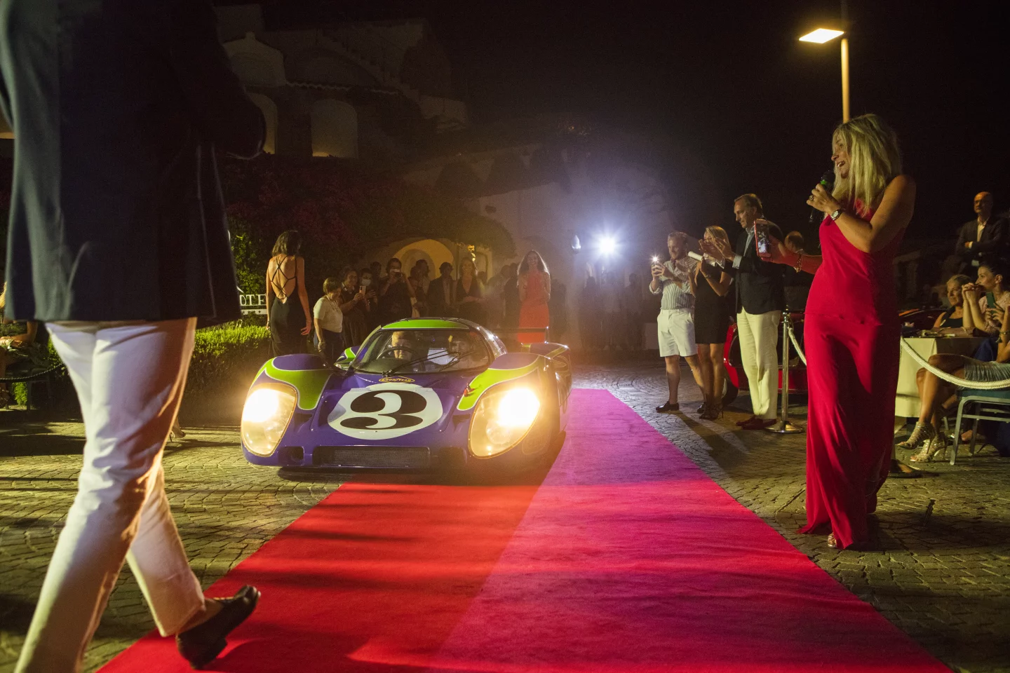 Best of Show at the fifth edition of the Poltu Quatu Classic Concours d’Elegance was the Simeone Museum’s 1970 Porsche 917 LH.