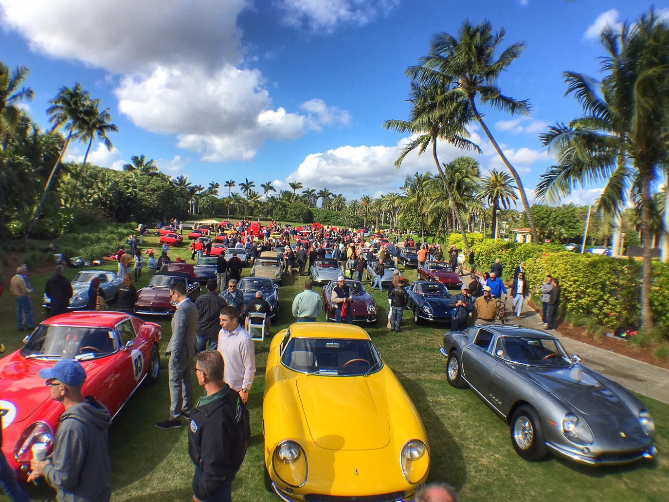 Main show field of the Ferrari Concorso d'Eleganza