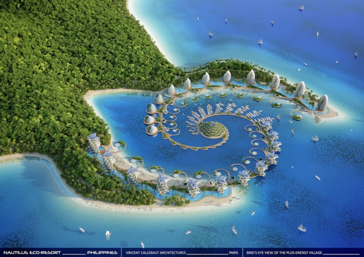 The Nautilus Eco-Resort was one of most exciting concepts seen in 2017 with its Fibonacci-inspired shape