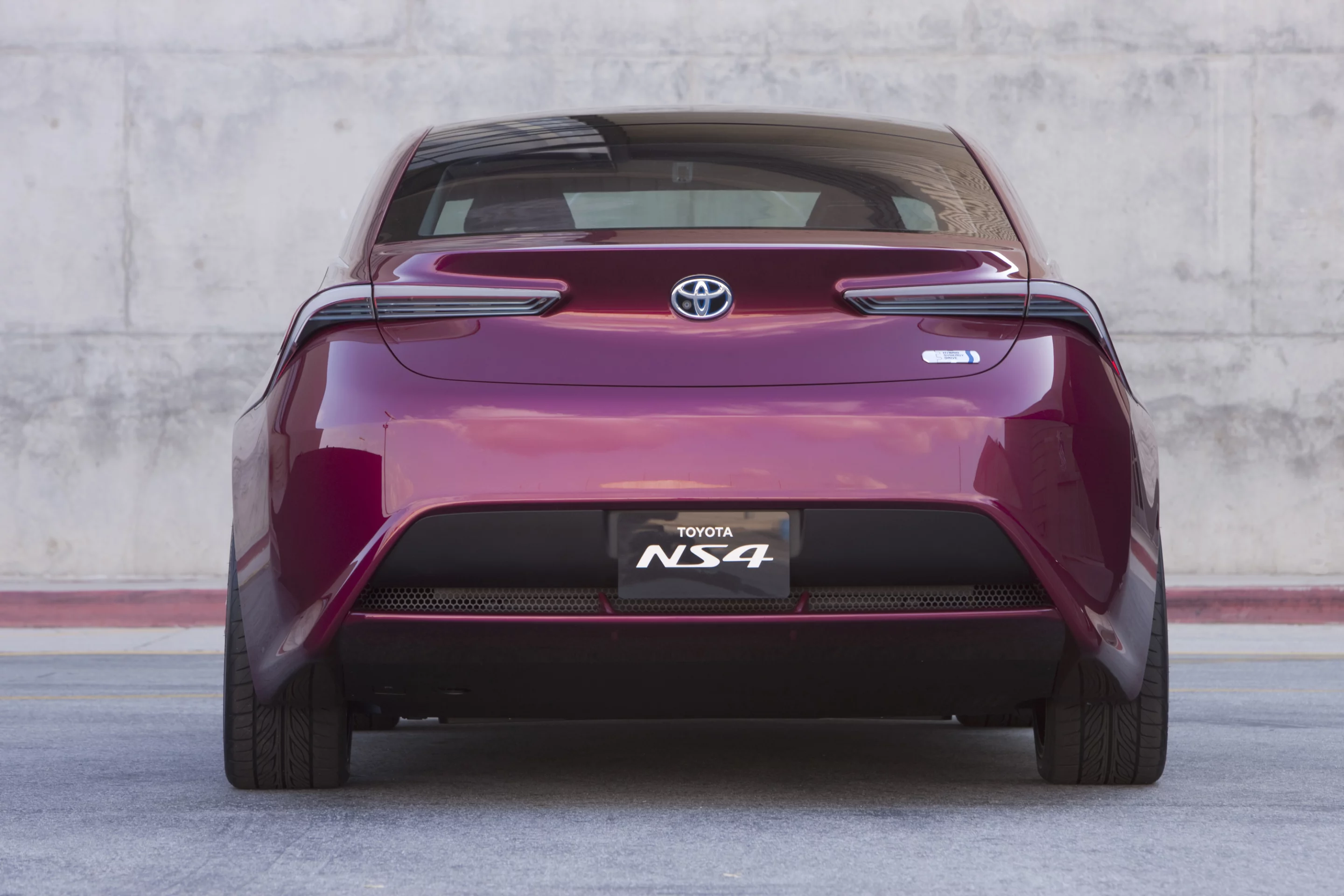 Toyota's NS4 advanced plug-in hybrid concept rear