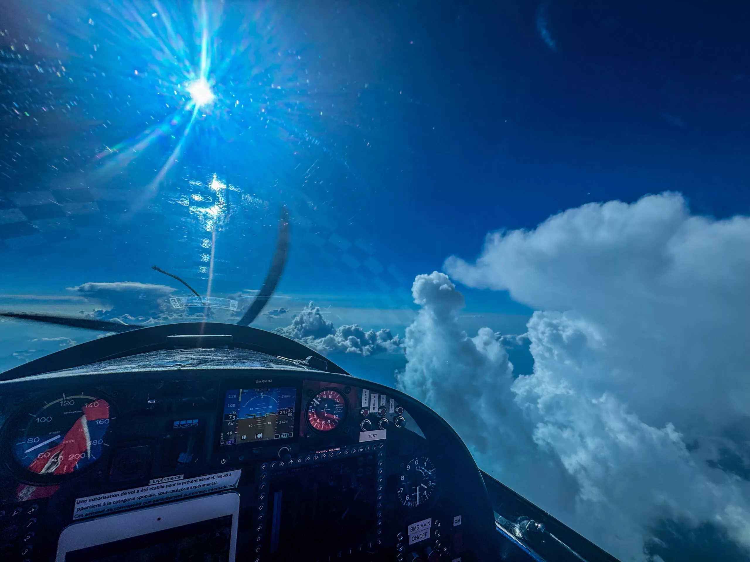 The modified aircraft is designed to ultimately reach the stratosphere