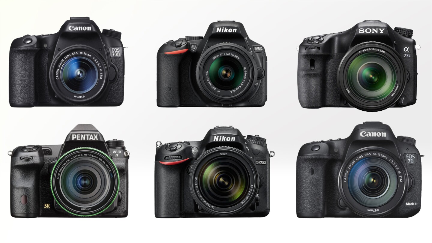 2015 MidRange and Enthusiast DSLR Comparison Guide