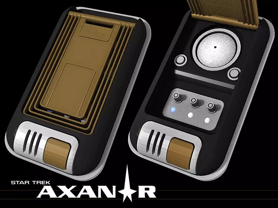 Concept art of a communicator in Axanar