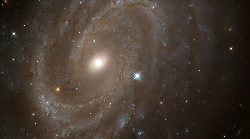 A Hubble photo of galaxy NGC 4603, at 33 Mpc (108 Mly) the most distant galaxy for which individual Cepheids have been studied (Photo: NASA)
