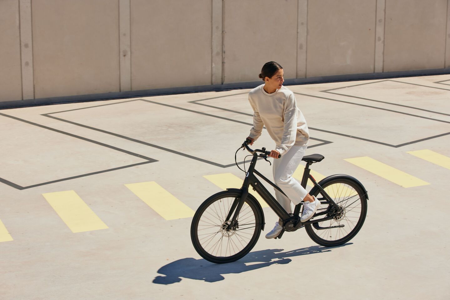 The Ivy model has a step-through frame and can accommodate riders between 1.64 and 1.84 m tall