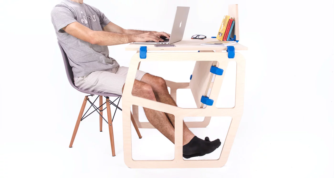 The PlayWood connectors are reusable, so if a user decides to change a finished piece of furniture at a later date, they can do so easily