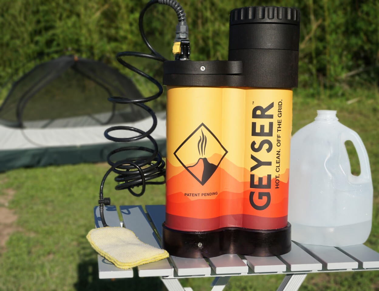 Car Powered Shower Puts Users In Hot Water