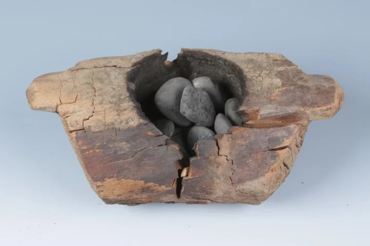 One of the wooden burners found in the Pamir region and analyzed in the current study to reveal the earliest known evidence of burning cannabis with high-THC content