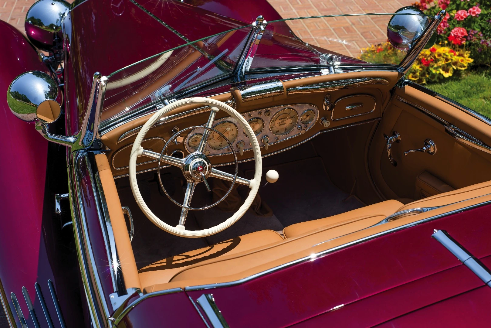 This 1938 Mercedes-Benz 540K Special Roadster by Nawrocki goes to auction on Saturday, July 18, 2015. It is expected to sell for between $1.2 and $1.8 million