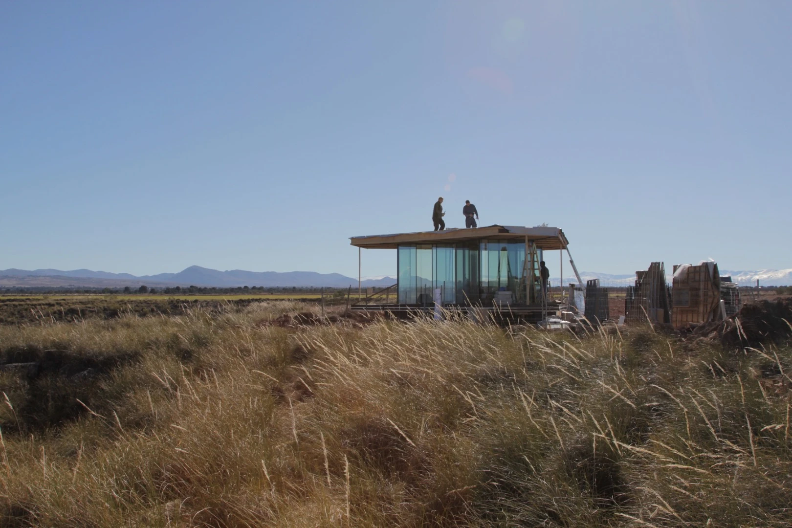 Constructing the Glass House