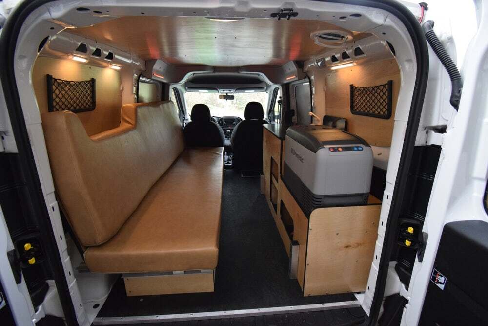 Cascade Campers offers a cozier interior inside a smaller van