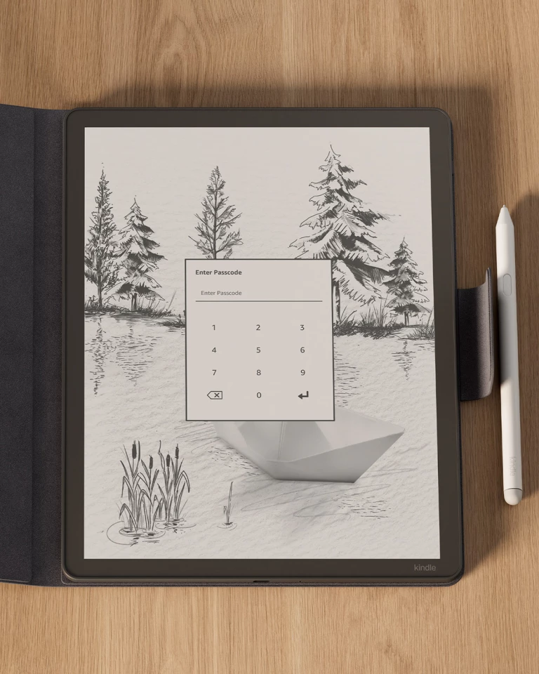 The Scribe Colorsoft is waterproof, comes with a magnetically attaching stylus, and promises up to 8 weeks of reading on a single charge