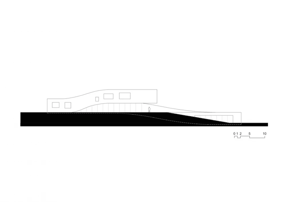 Architectural plan of the Autofamily House (Image: KWK Promes)