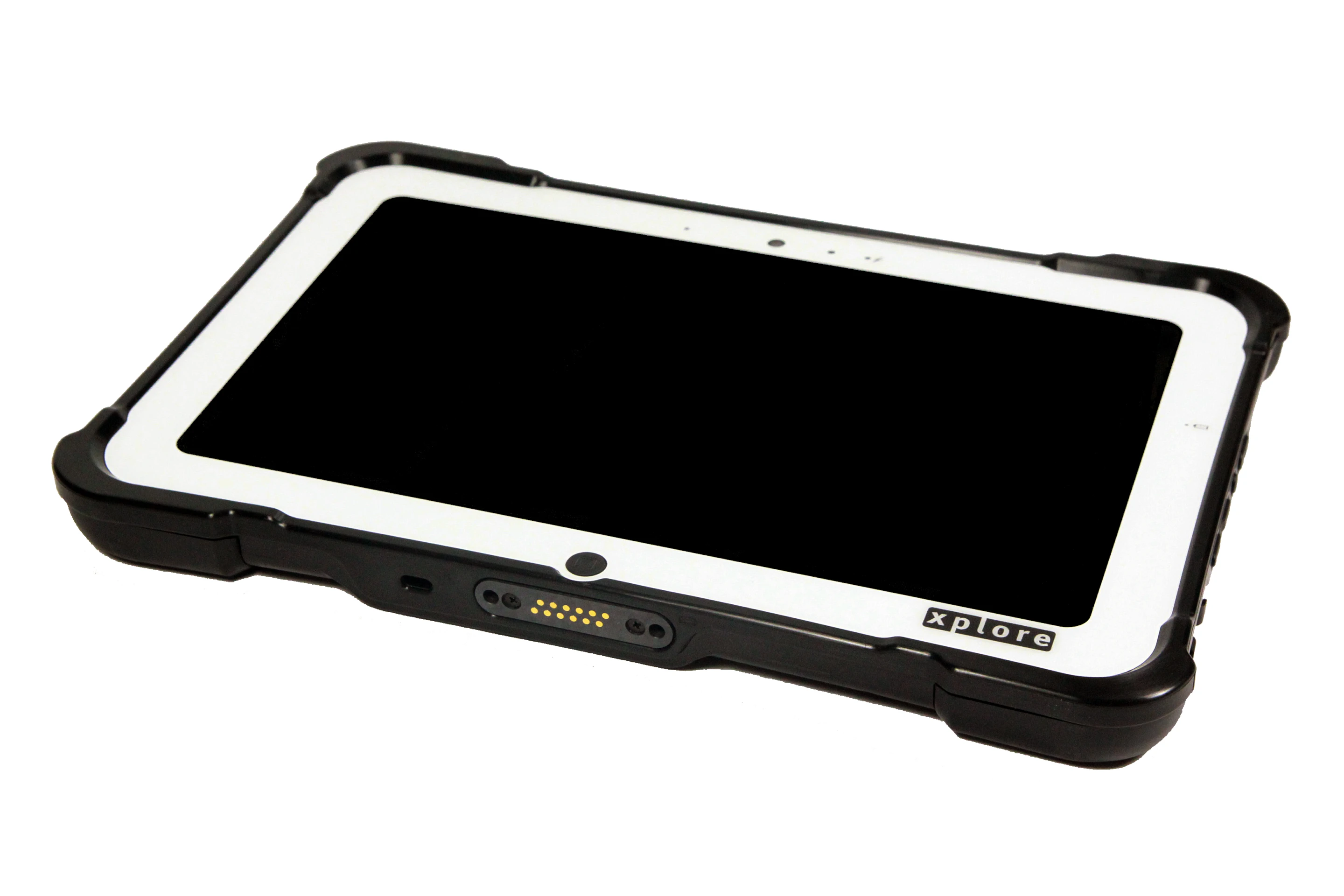 Xplore reckons that the tablet should offer up to 10 hours of use between charges of its user-replaceable 10,000 mAh battery