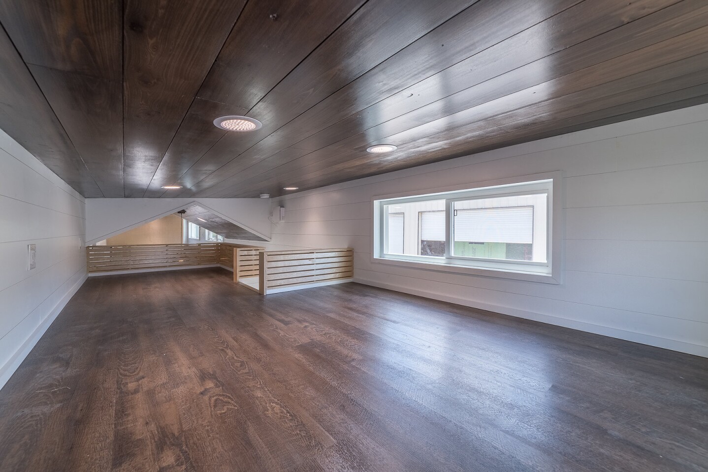 Above the master bedroom is this incredibly large loft, but enough to have three twin size beds to sleep all the grand kids